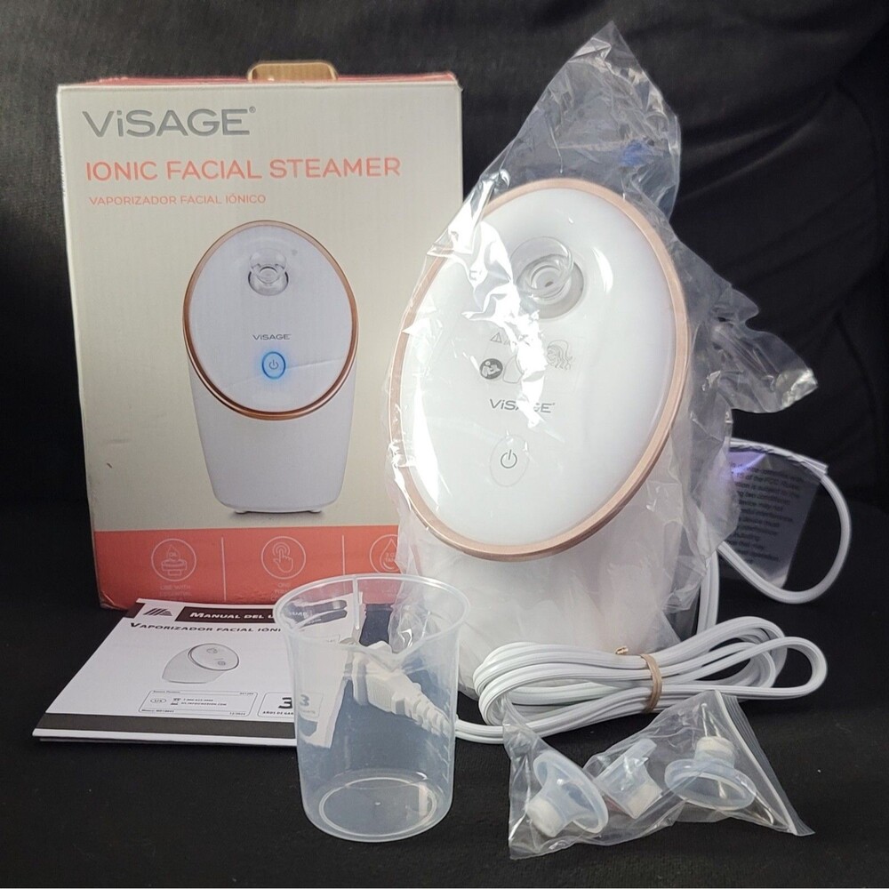 Visage Nano Ionic Warm Mist Facial Steamer New